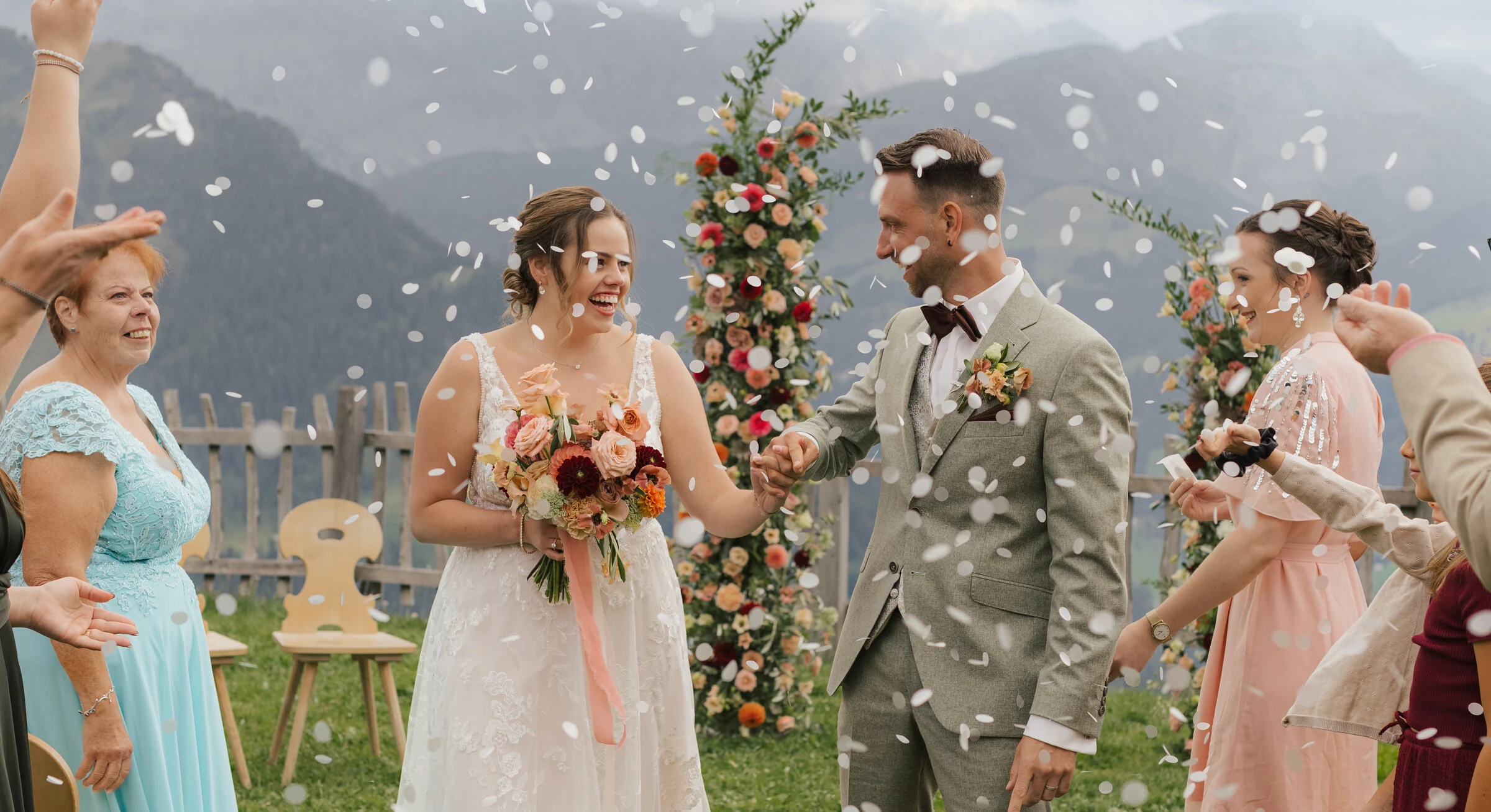 Still from Andrea & Pascal’s wedding film
