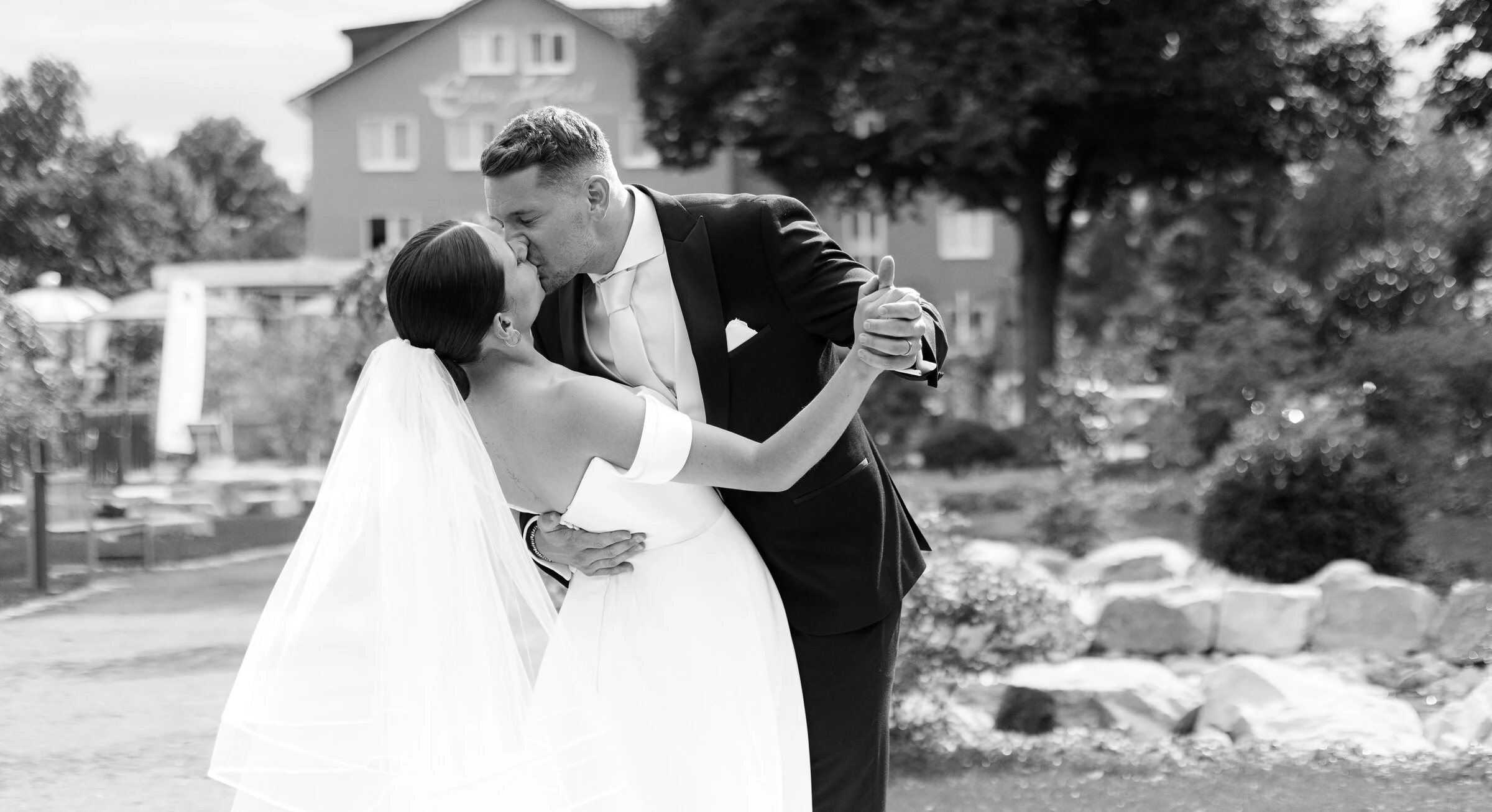 Still from Monique & Lukas’s wedding film